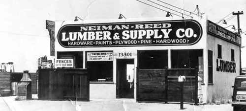 Neiman Reed Lumber History - Store